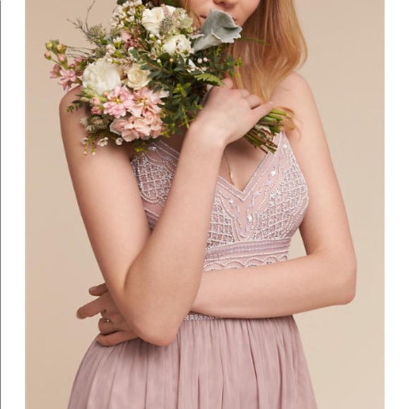 NWT BHLDN x Adrianna Papell Aida Dress in Rose Size 4 - Picture 8 of 10